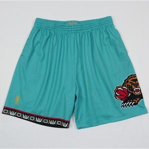 Mitchell & Ness Vancouver Grizzlies NBA Swingman Shorts Teal Mens 2XL Retro